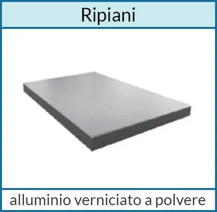 ripiani griglia espositiva